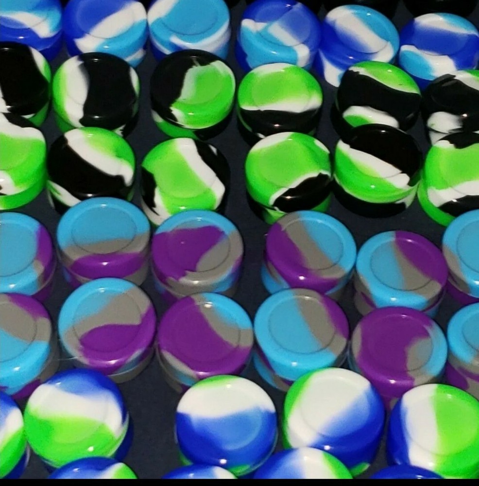 (10) 5ml Non-Stick Silicone Containers