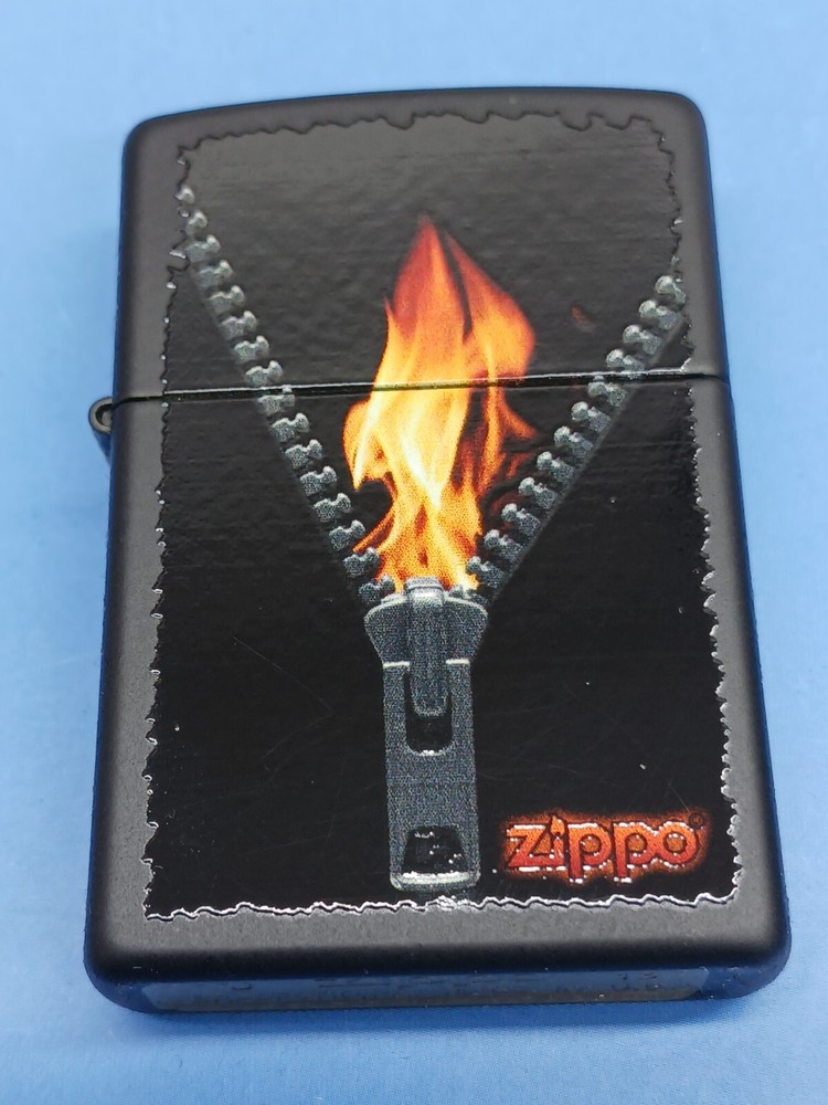 Zippo 28309 Black Matter Zipper/Flame
