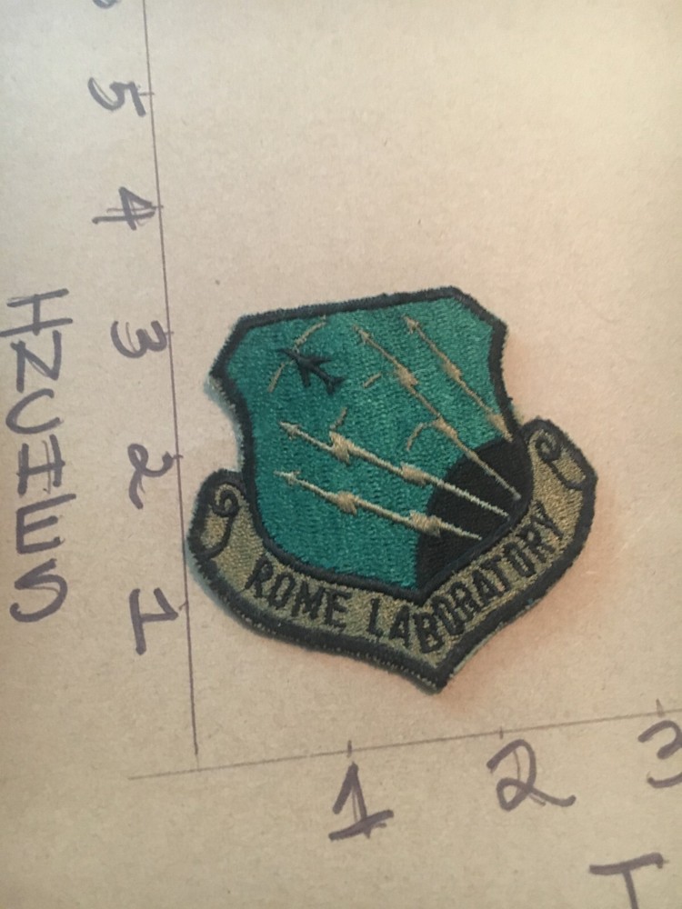 USAF Rome Laboratory Squadron subdued patch 5/3/25