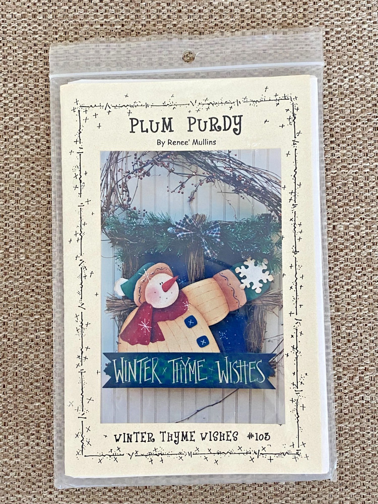 Plum Purdy Designs WINTER TIME WISHES #103 Pattern/Instructions 2001 NIP