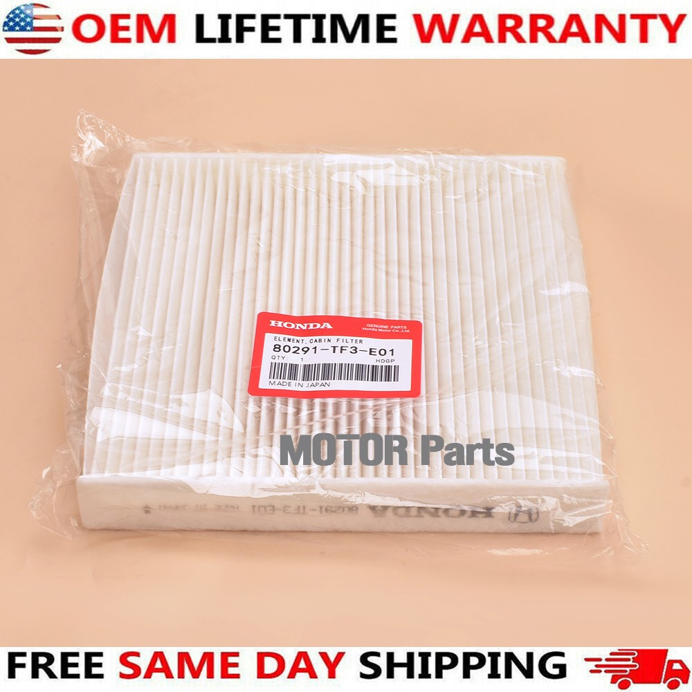 OEM For Civic HR-V CR-V RDX,TLX Charcoal Pollen Cabin Air Filter 80291-TF3-E01