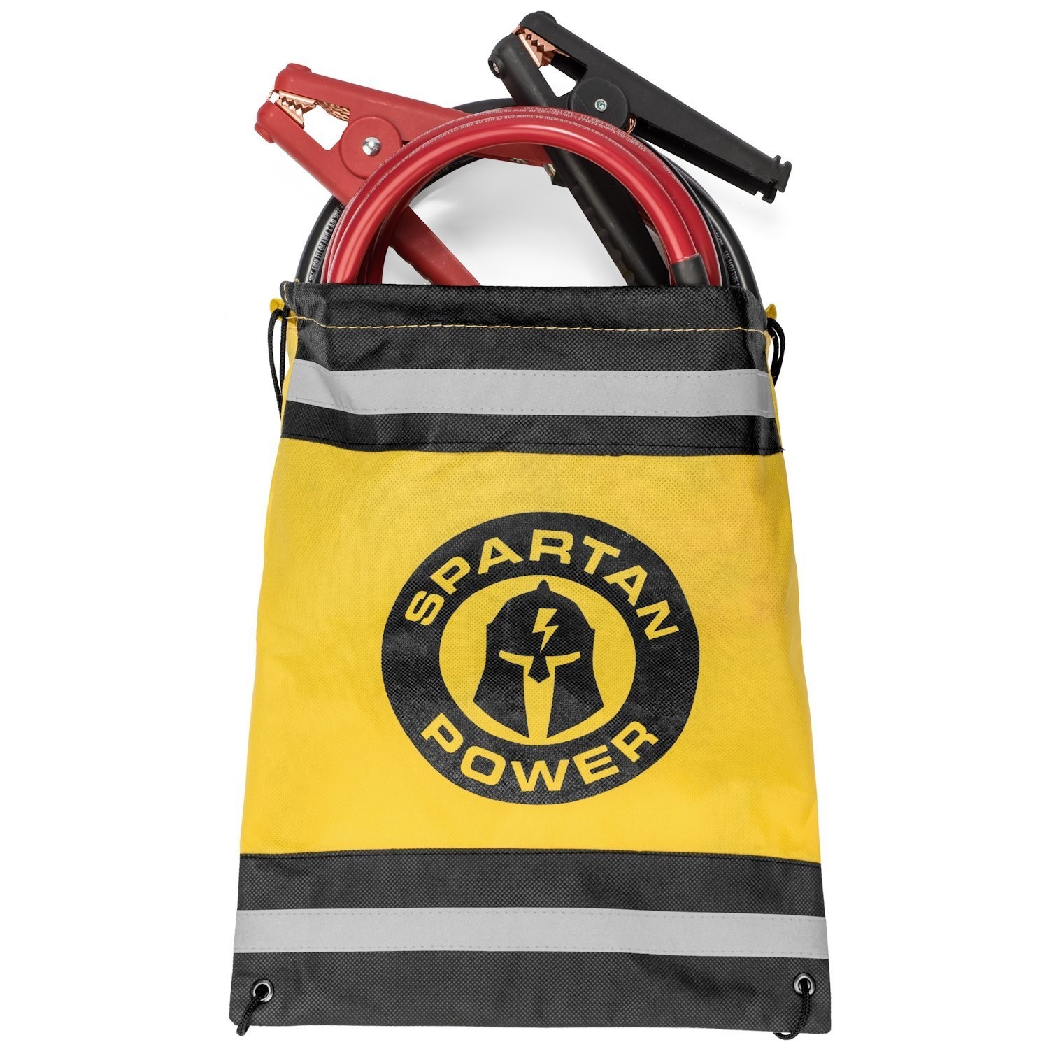 0 Gauge 10 Foot Heavy Duty Jumper Cables by Spartan Power, Made in the USA