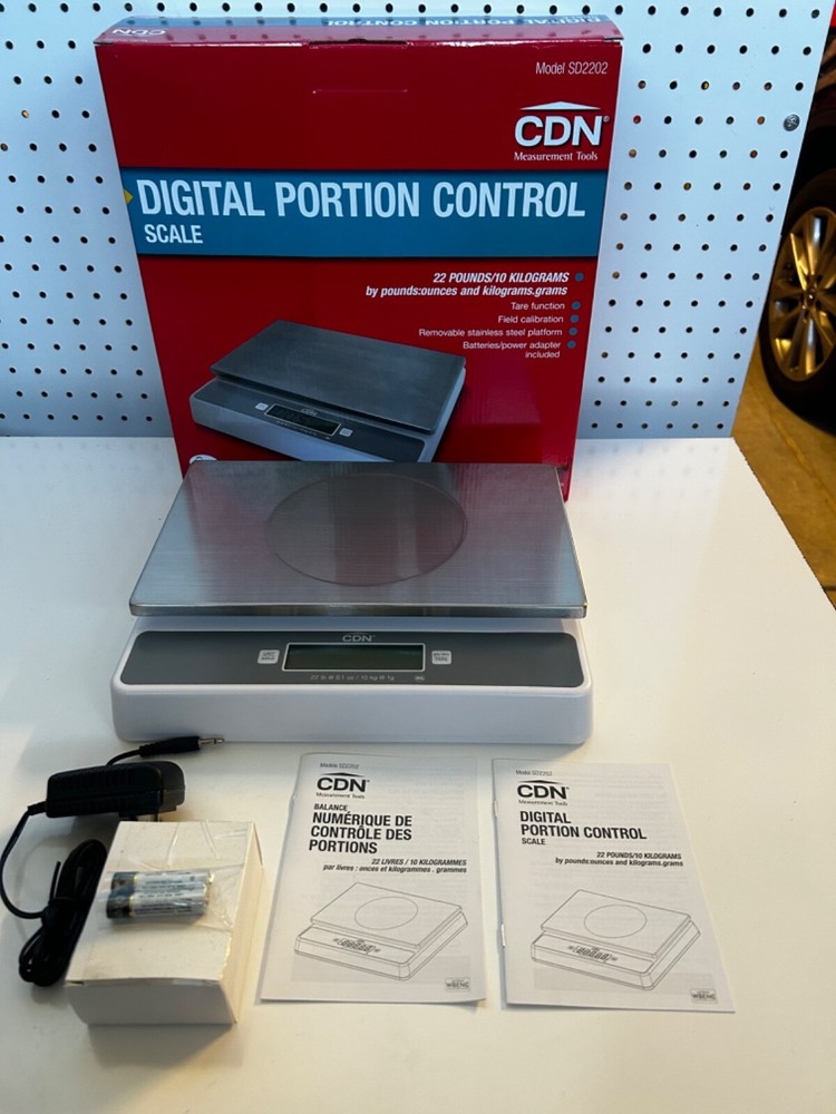 CDN SD2202 22 lb NSF Certified Digital Portion Control Scale