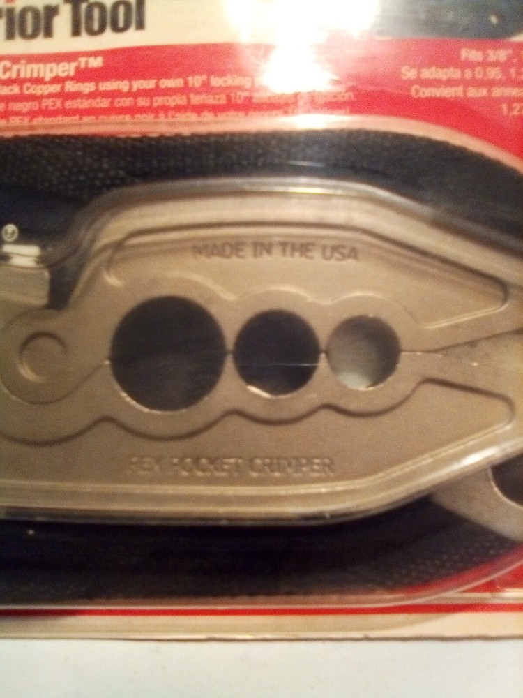 Superior Tool PEX Pocket Crimper #07100