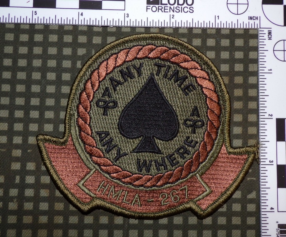 USMC Marines Light Attack Helicopter Squadron HMLA-267 Subdued Patch