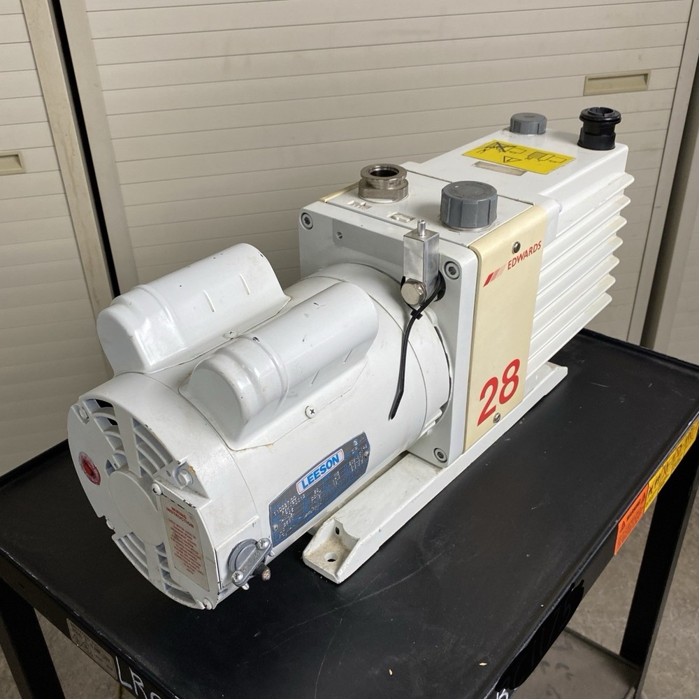 Edwards 28 E2M28 Rotary Vane Vacuum Pump Drained Oil