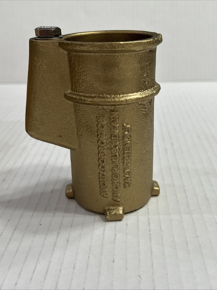 (1) Pool Deck Ladder and Handrail Bronze 4" Anchor Socket