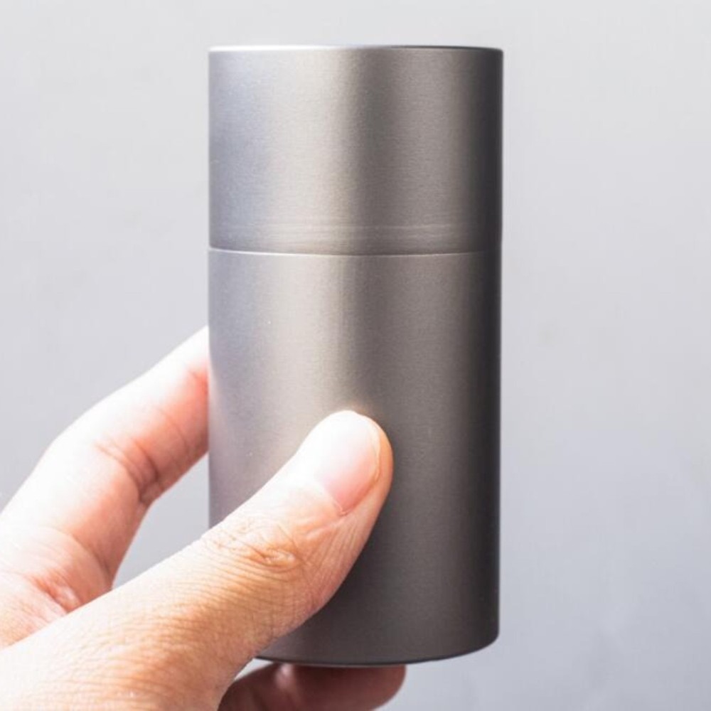 EDC Small Pure Titanium Sealed Can Tea Can Storage Bottle Tool 120ml