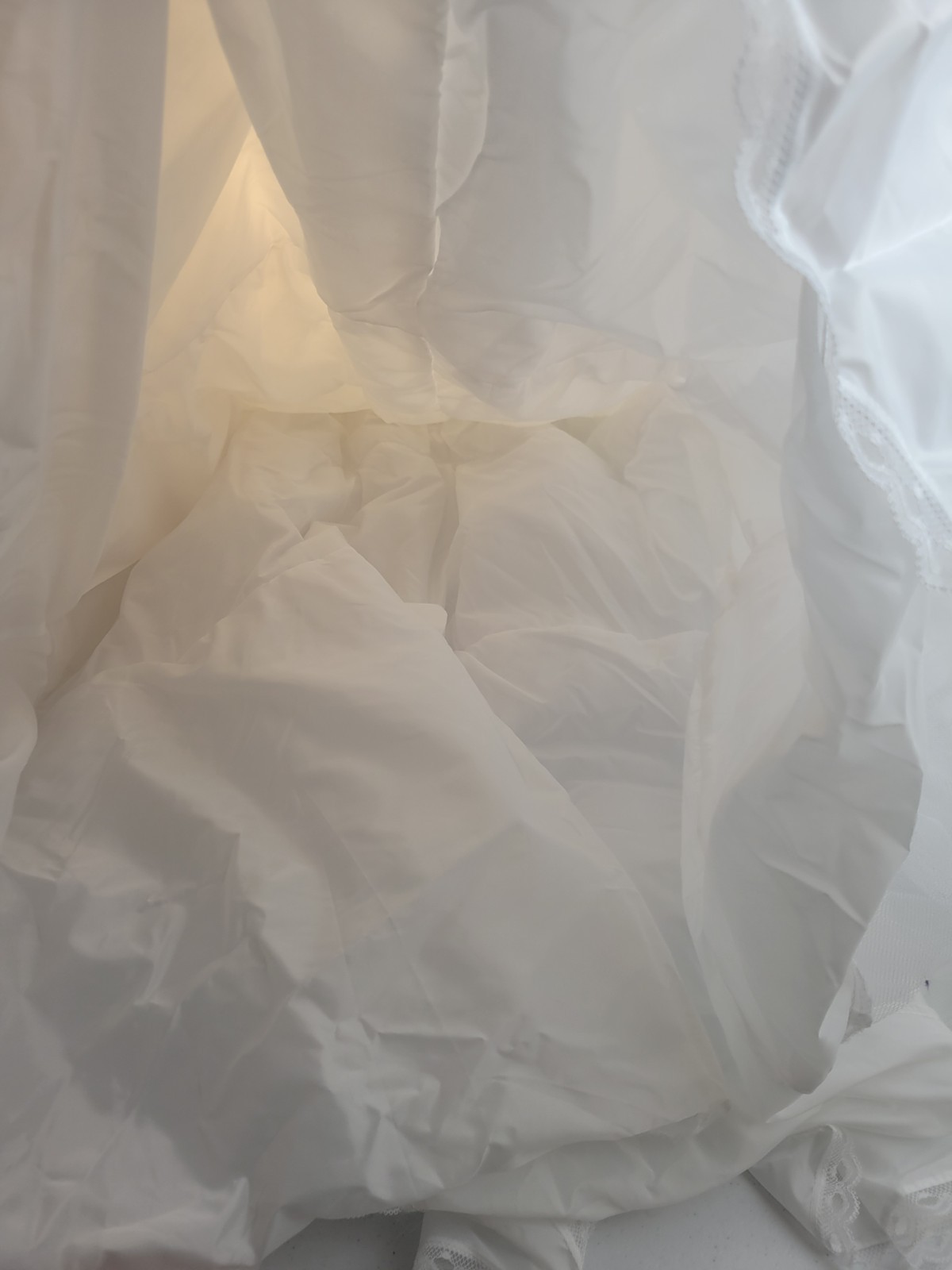 White David's Bridal Ball Gown Half Slip Wedding Skirt Petticoat Women's Size 6