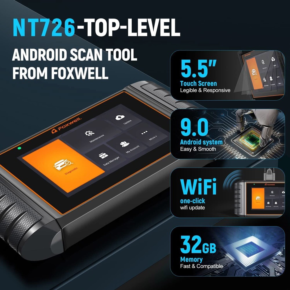 Android Tablet OBD2 Scanner All System Automotive Code Reader Diagnostic Tool