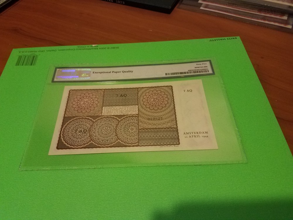 netherlands 25 gulden pick 60 PMG 65 epq