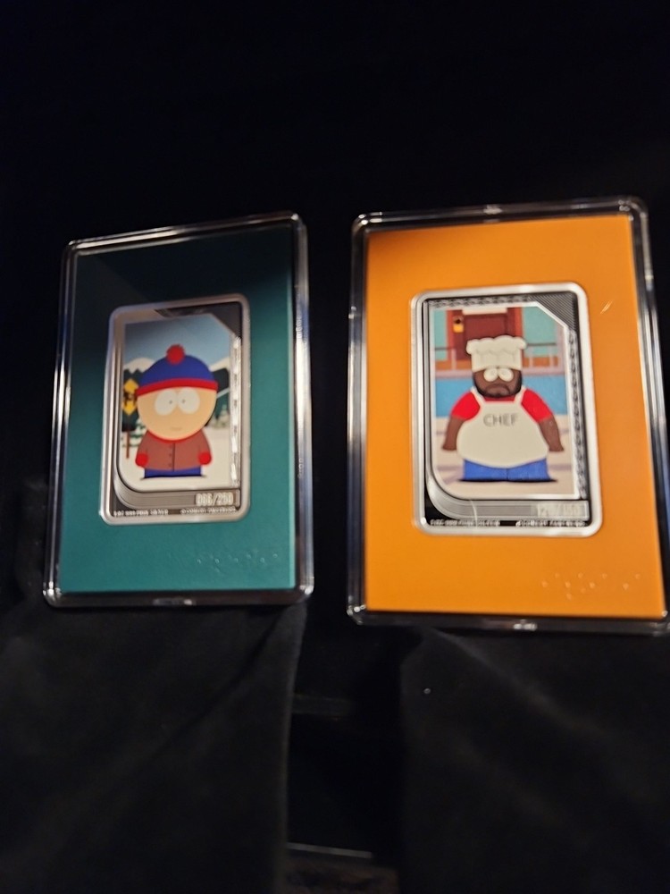 South Park 1oz Silver Cards 4 Total
