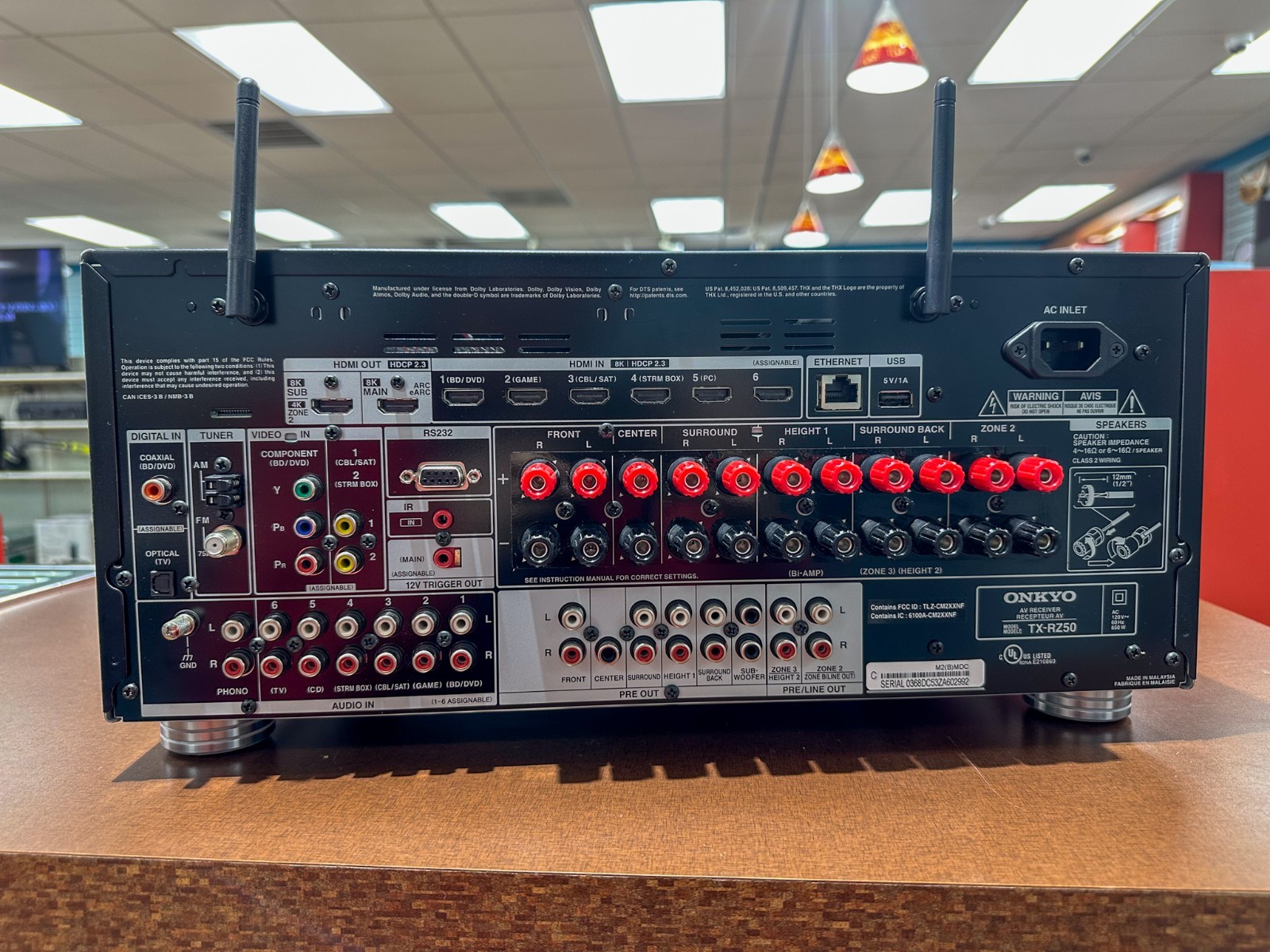 Onkyo TX-RZ50 9.2-Channel Network AV Receiver - Black