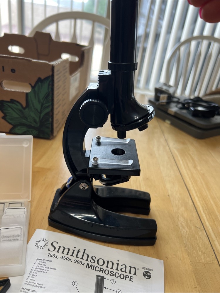 Microscope Kit Kids Ages 8+ STEM by Smithsonian