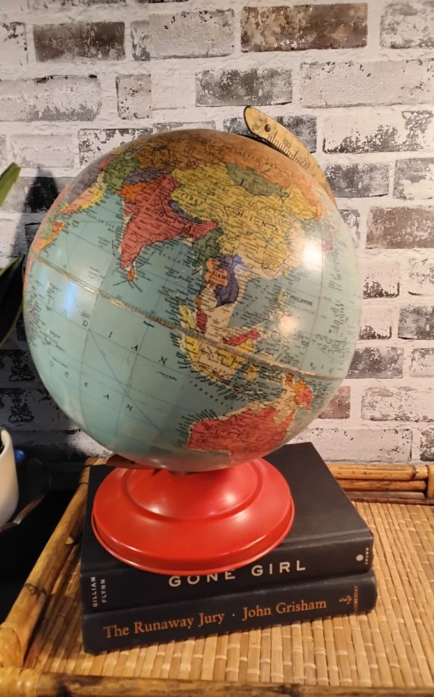 Vintage 1950's Replogle Reference 10 Inch World Globe
