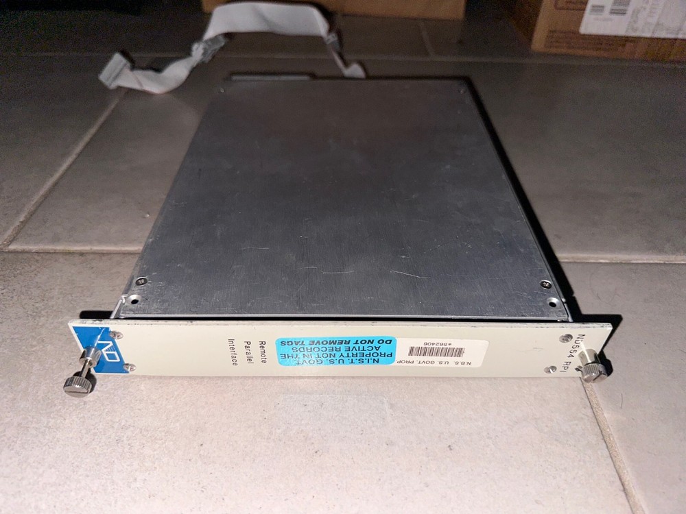 CANBERRA MODEL SERF ND554 RP1 REMOTE PARALLEL INTERFACE PLUG IN 880777