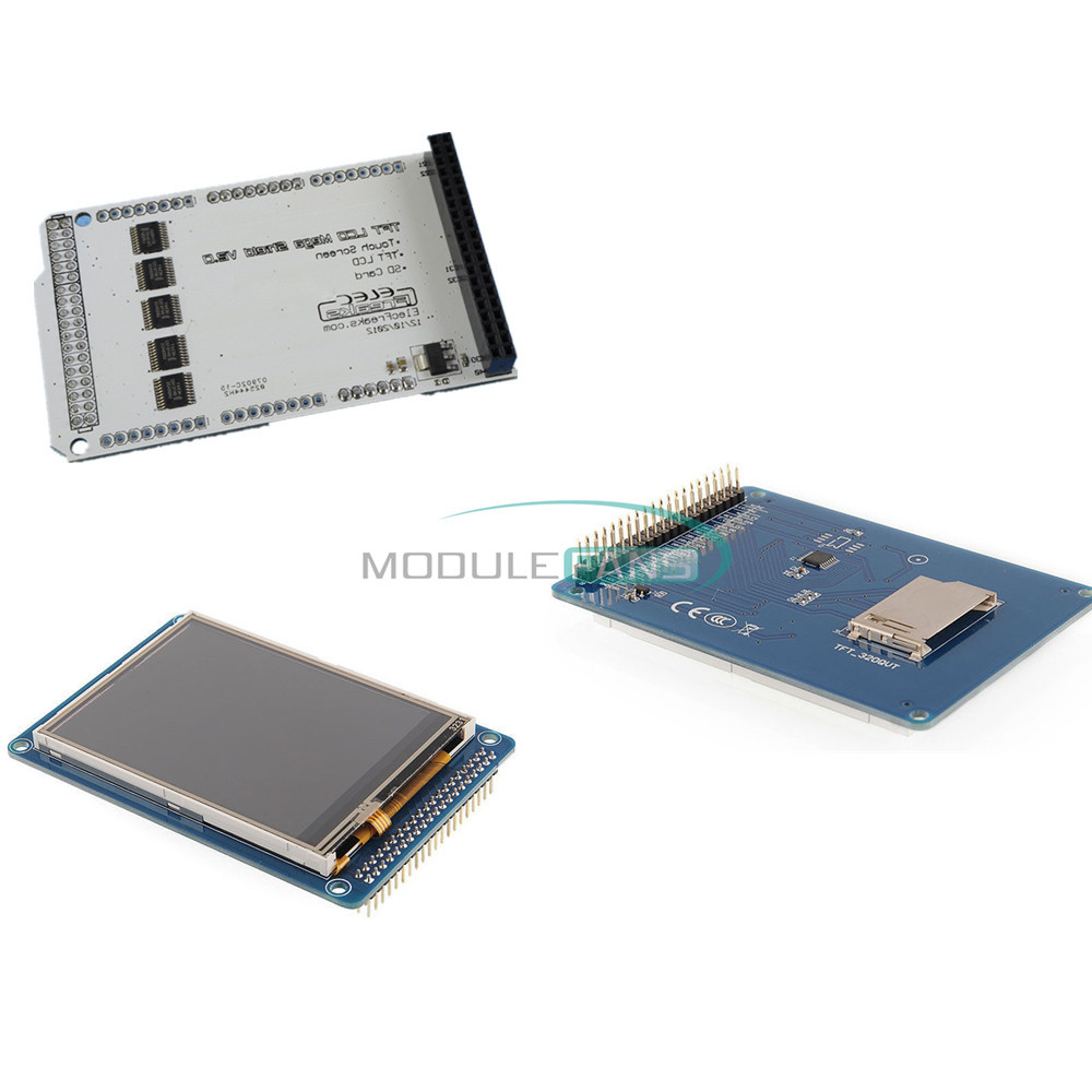 3.2" TFT LCD Module Touch Panel +TFT 3.2" LCD Shield Expansion Board For Arduino