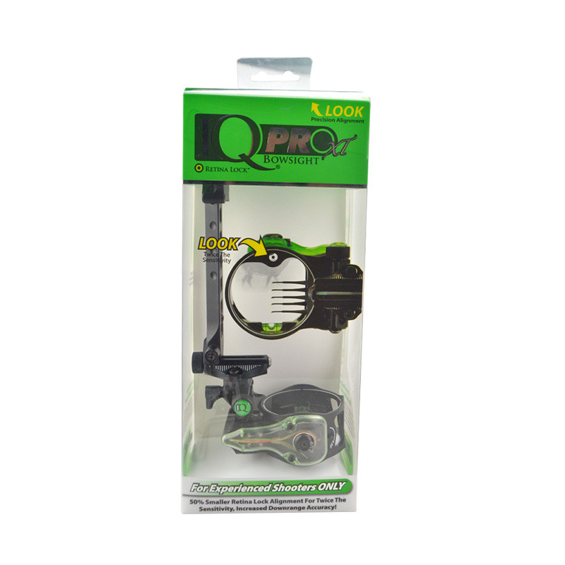 Archery Compound Bow Sight Lock Micro 5 Pin .019" Adjustable Long Pole Hunting