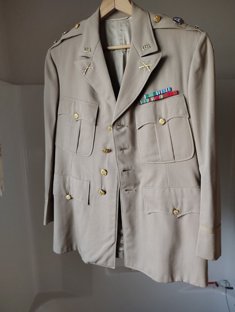 WWII US Army Infantry Officer Summer Jacket – US 3rd Army First Leiutentant