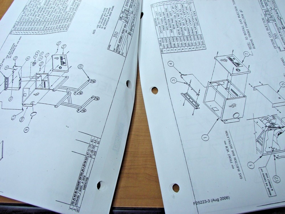 Berkel Model 350 && 350D Vacuum Package Machine Service Manual