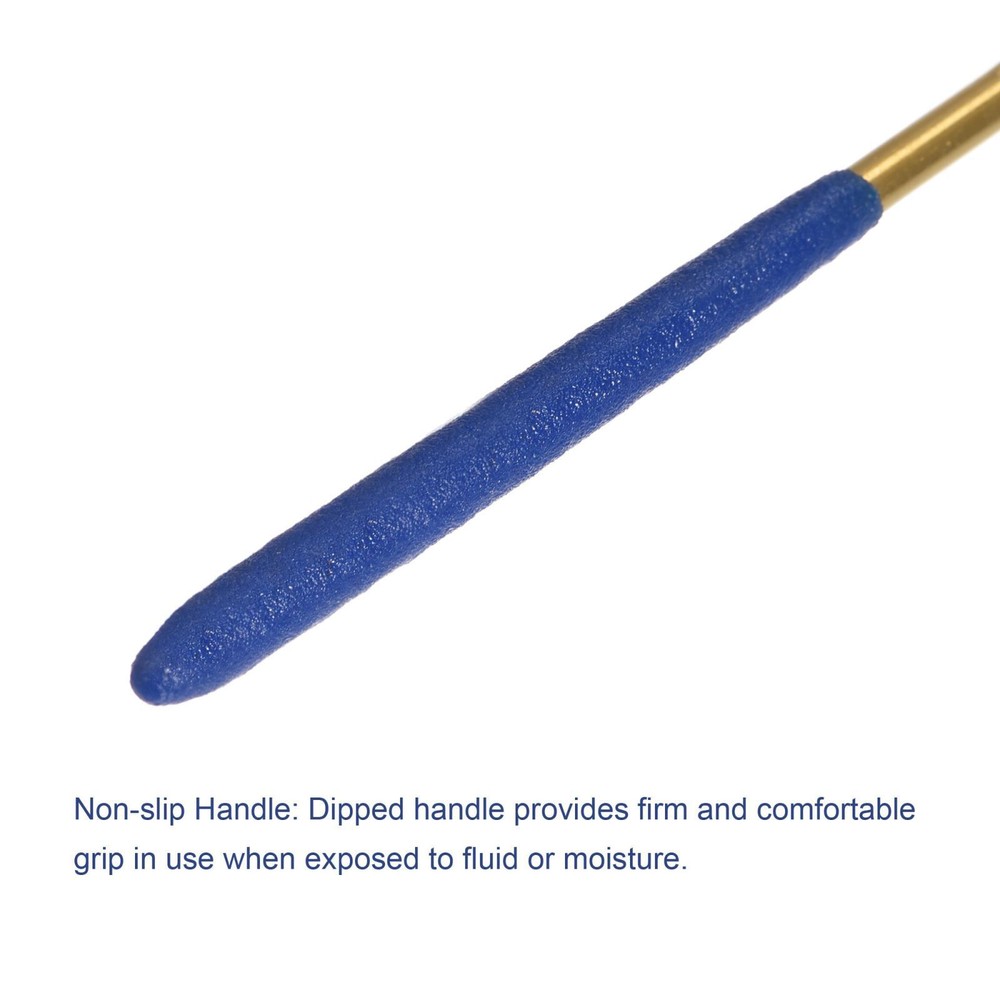 10pcs Diamond Needle File Set Titanium Coated Flat Half Round Triangle Square