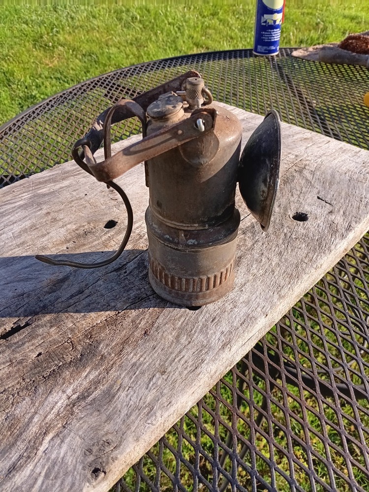Antique Coal Mining Cart Lantern
