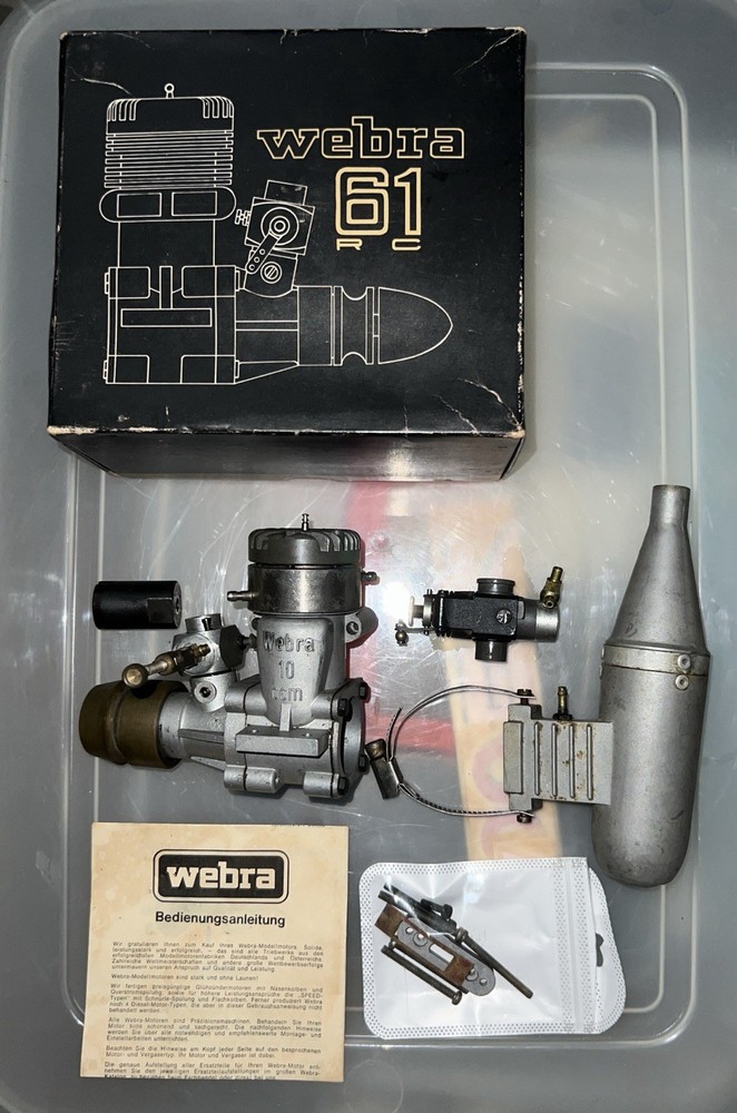 Webra Speed .61 Series 10cc Marine Engine