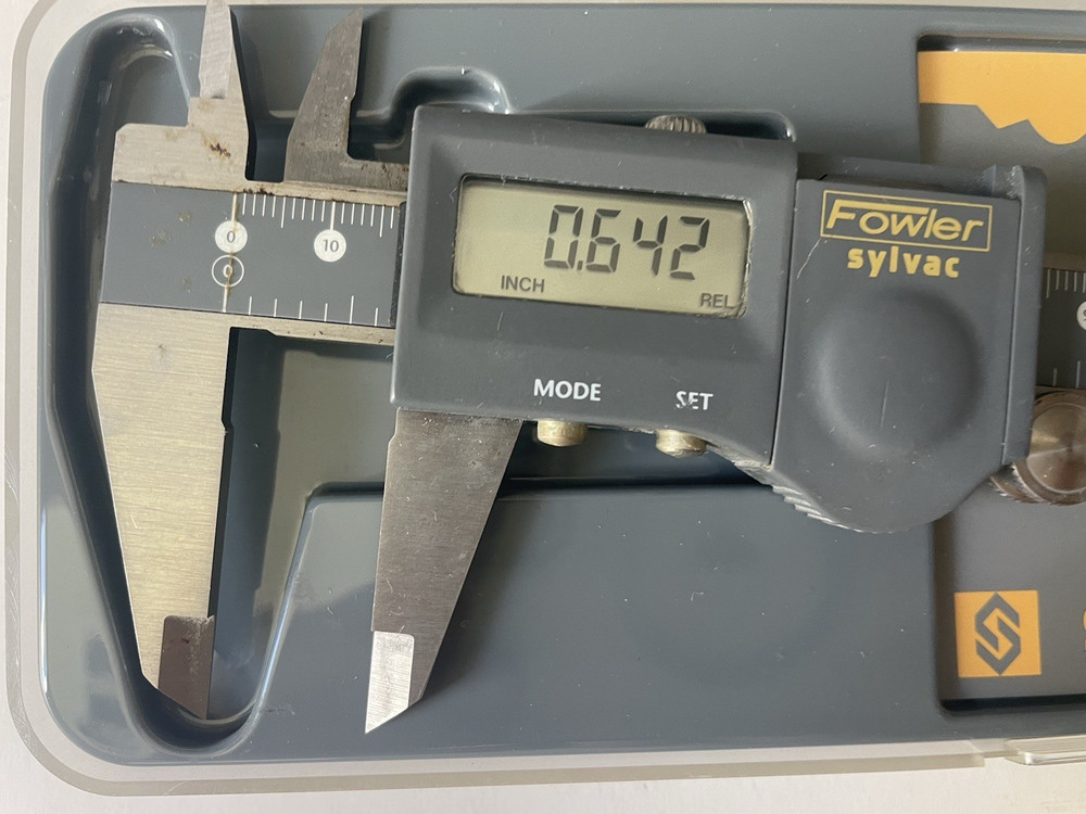 Fowler Sylvac S235 Water Resistant Digital Caliper With Case - Powers On