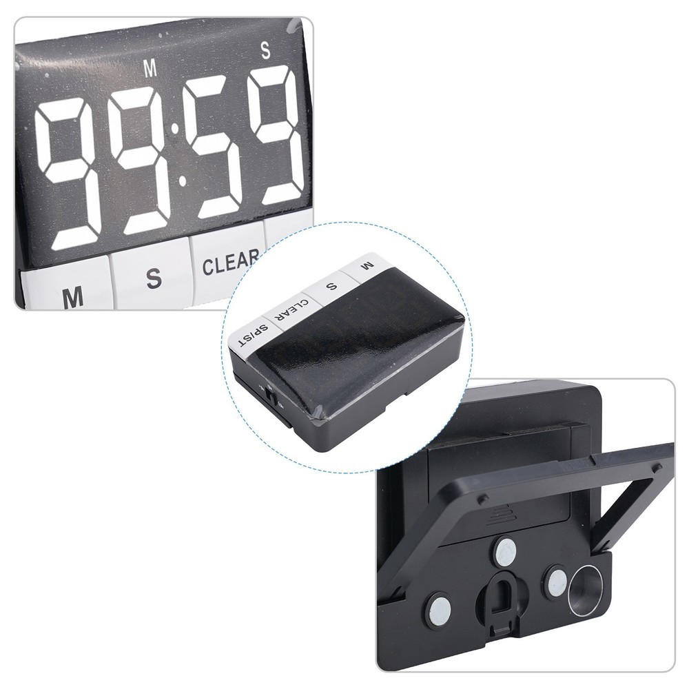 Countdown Timer for Kitchen and Student Use Magnetic and Portable Design