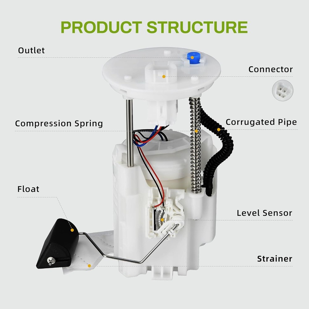 Fuel Pump Module Assembly Compatible with Camry 2007 2008 2009 2010 2011 2.4L...