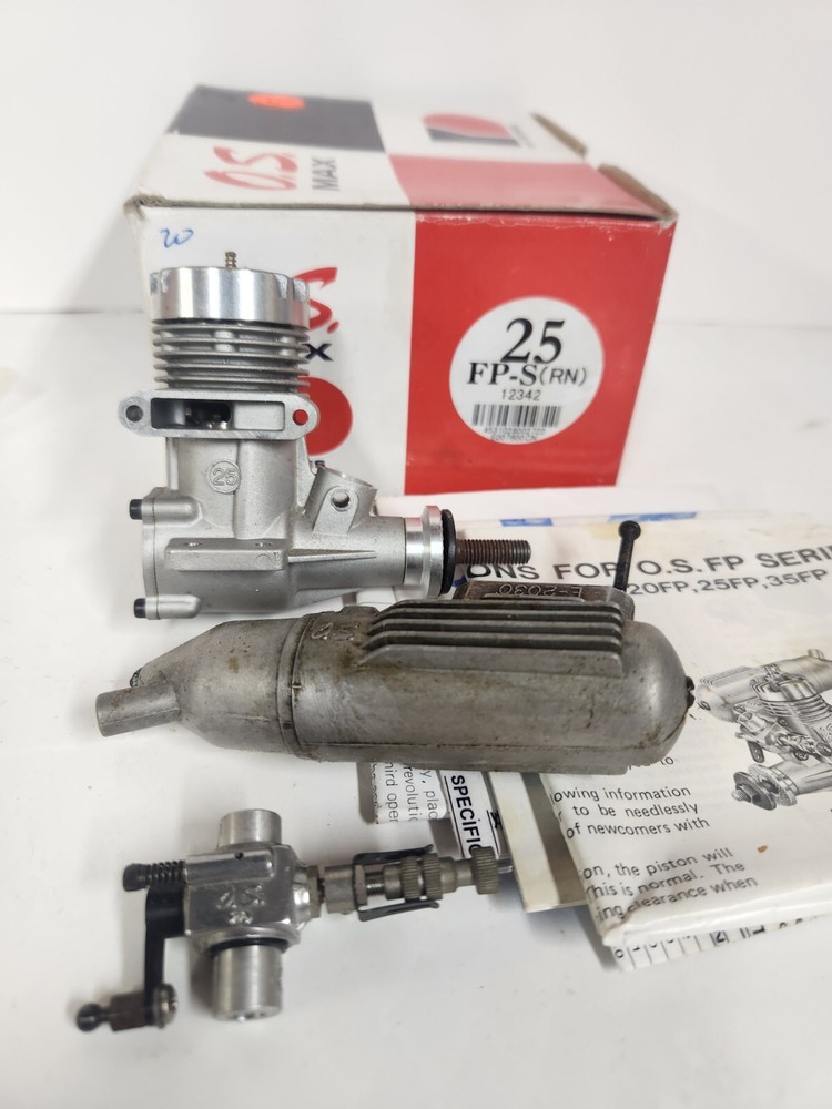 OS MAX 25FPS(RN) RC Airplane Engine With Muffler