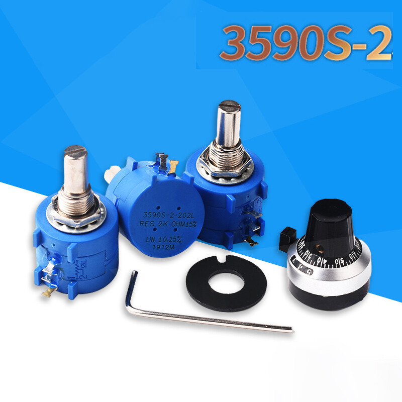 3590S-2 10 Turn Potentiometer Wirewound Variable Precision Multi-Turn -Pot