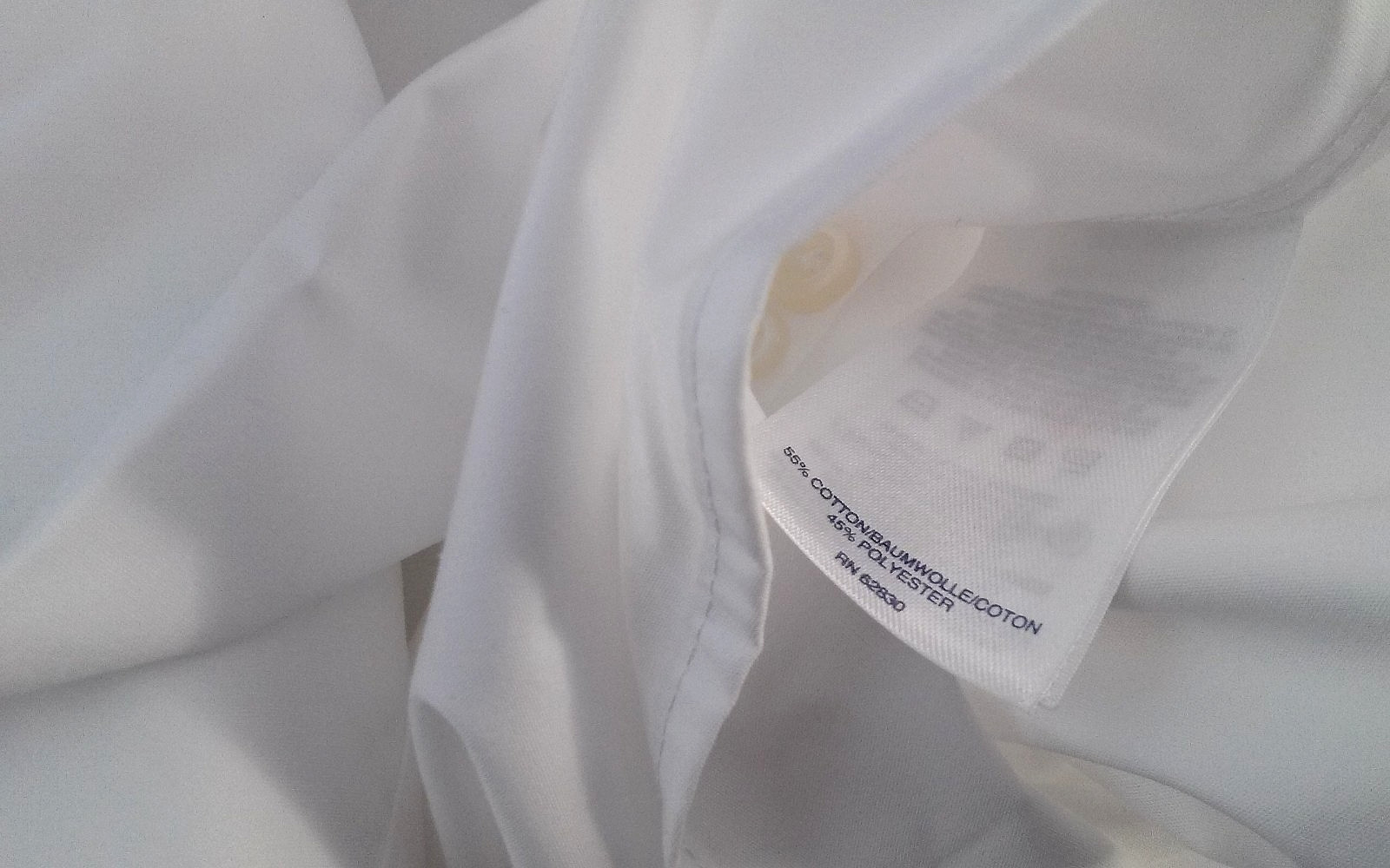 2 Lands' End Wrinkle Free Broadcloth Women's White Shirts Sz 12