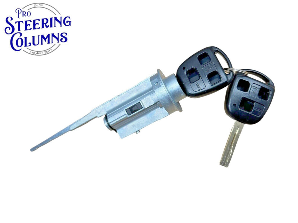 2003-2009 GX470 IGNITION LOCK CYLINDER SWITCH 2 KEY SHELLS 69057-0E010