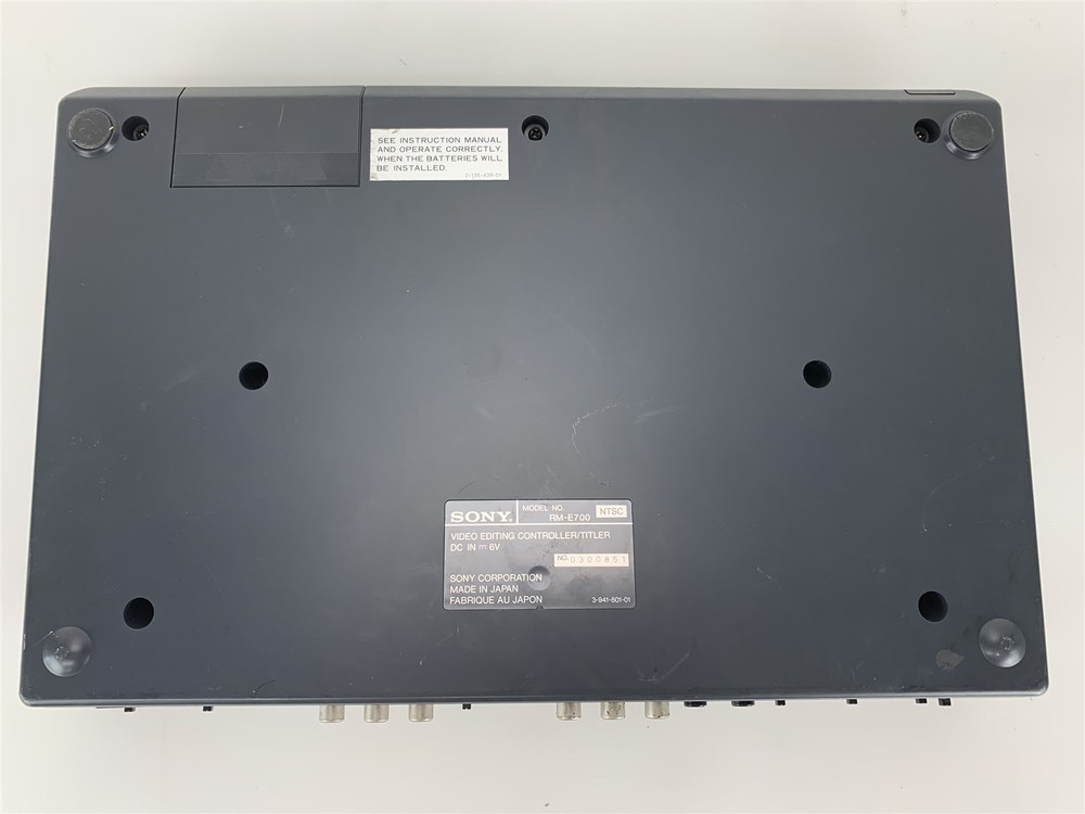 Sony Video Editing Controller/Titler RM-E700 - Bad Display