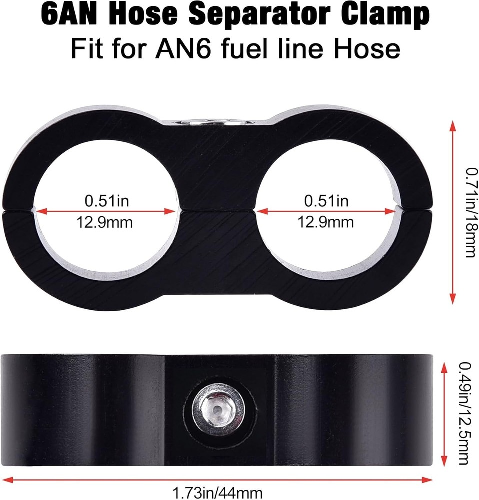 AN6 Hose End Fitting Kit Performance Parts