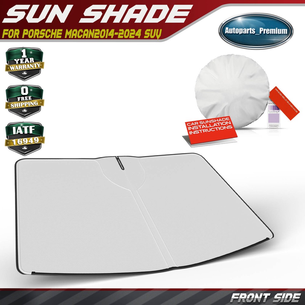 Front Windshield Window Car Sun Shade Foldable for Porsche Macan 2015-2024 SUV
