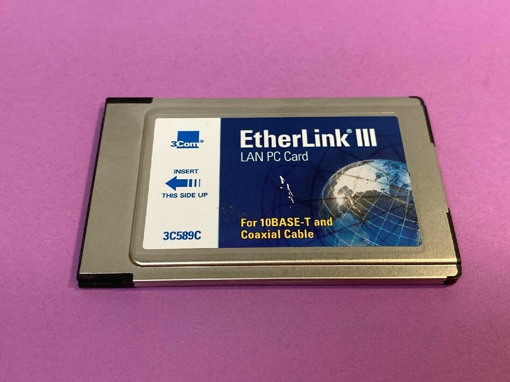 3COM EtherLink III LAN PC Card for 10BASE-T & COAX