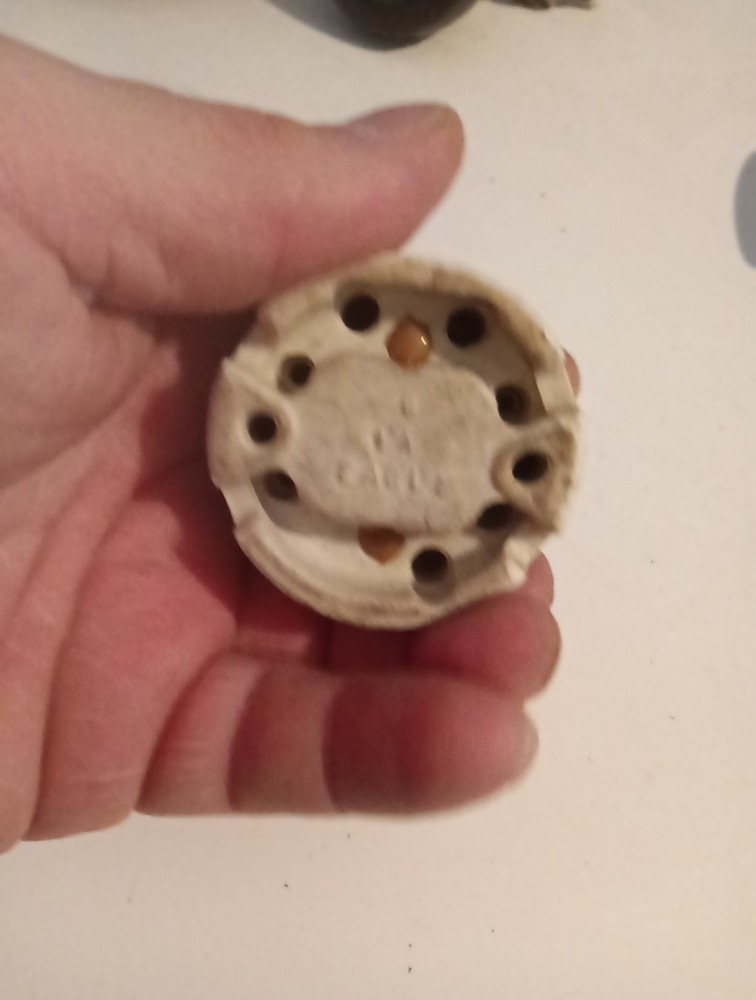 Vintage Eagle Light Switch Plastic And Porcelain