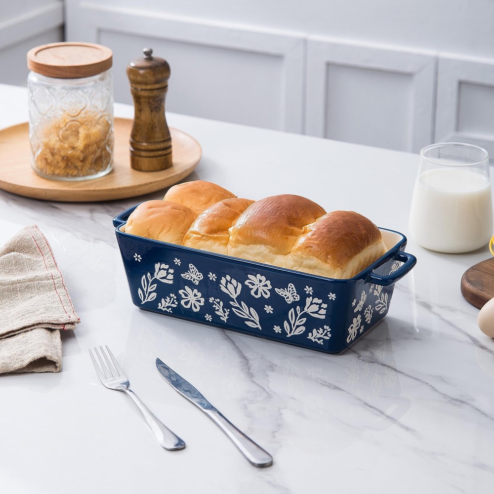 Ceramic Bread Pan Nonstick Loaf Pan for Baking Kitchen