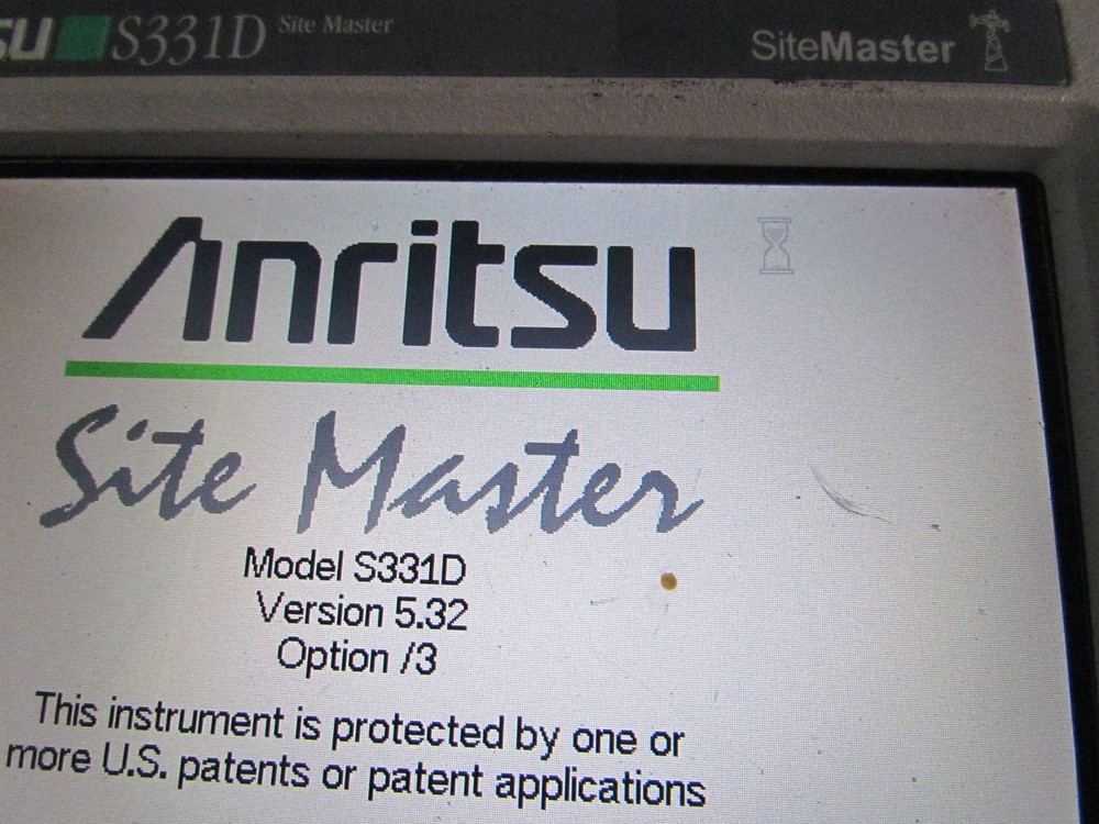 Anritsu S331D SiteMaster Cable & Antenna Analyzer Opt3 Color Screen