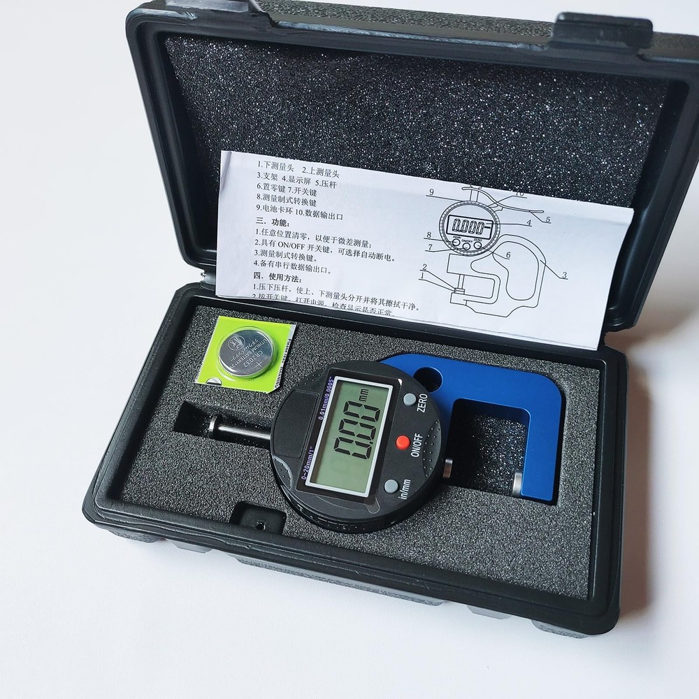 GUIRUIMOON Digital Micrometer Measuring Indicator Range...