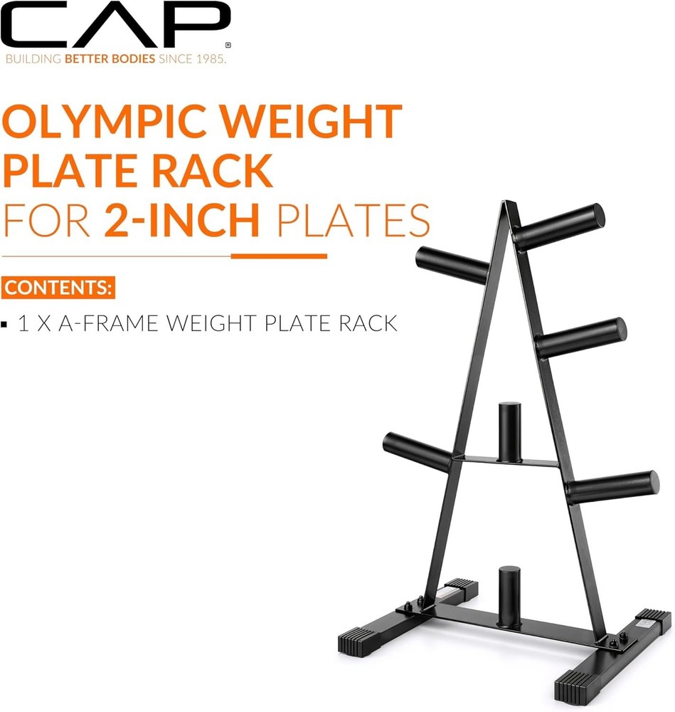 Efficient Olympic Plate Storage Rack - CAP A-Frame with Rubber Base Protection