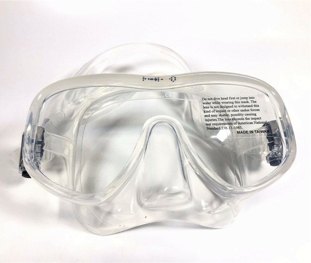 Ivation Frameless Diving Mask - Clear