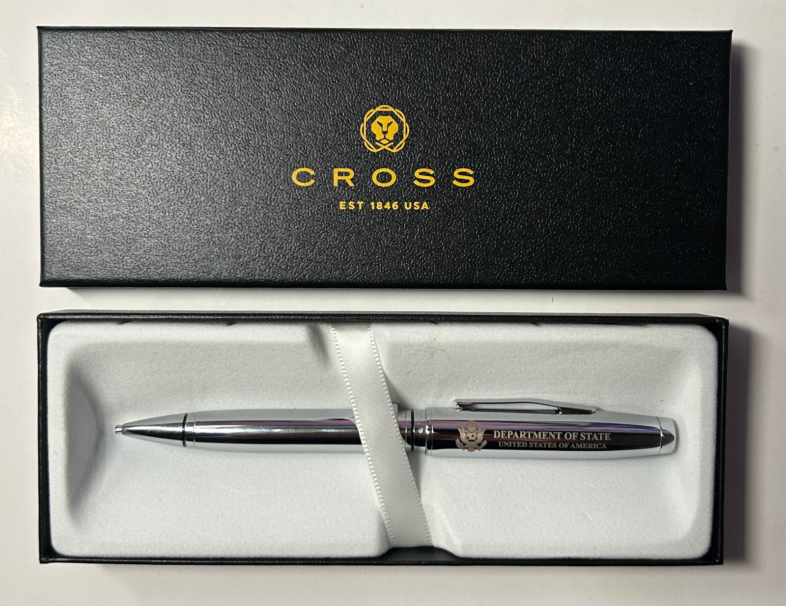 DEPARTMENT OF STATE CROSS METAL PENCIL IN CHROME COLOR