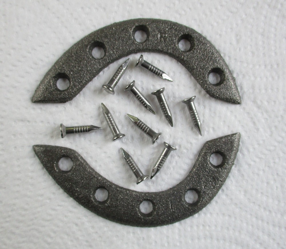 Set of British Army:"AMMO BOOT TOE PLATES" (With Fixing Nails/Screws, Sizes 11+)