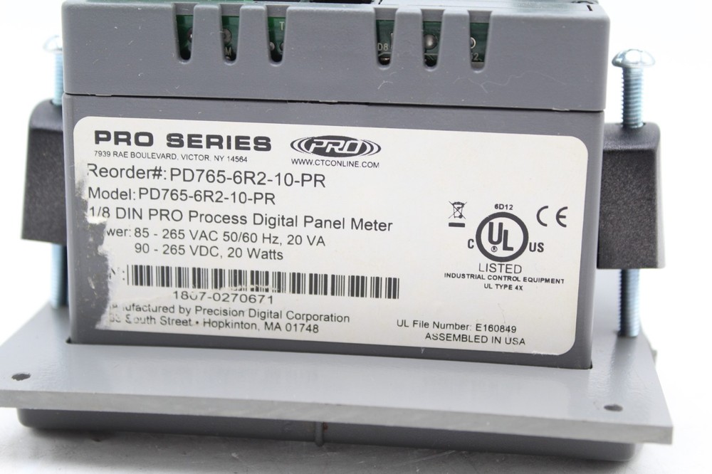 Precision Digital PD765-6R2-10-PR Temperature Digital Panel Meter