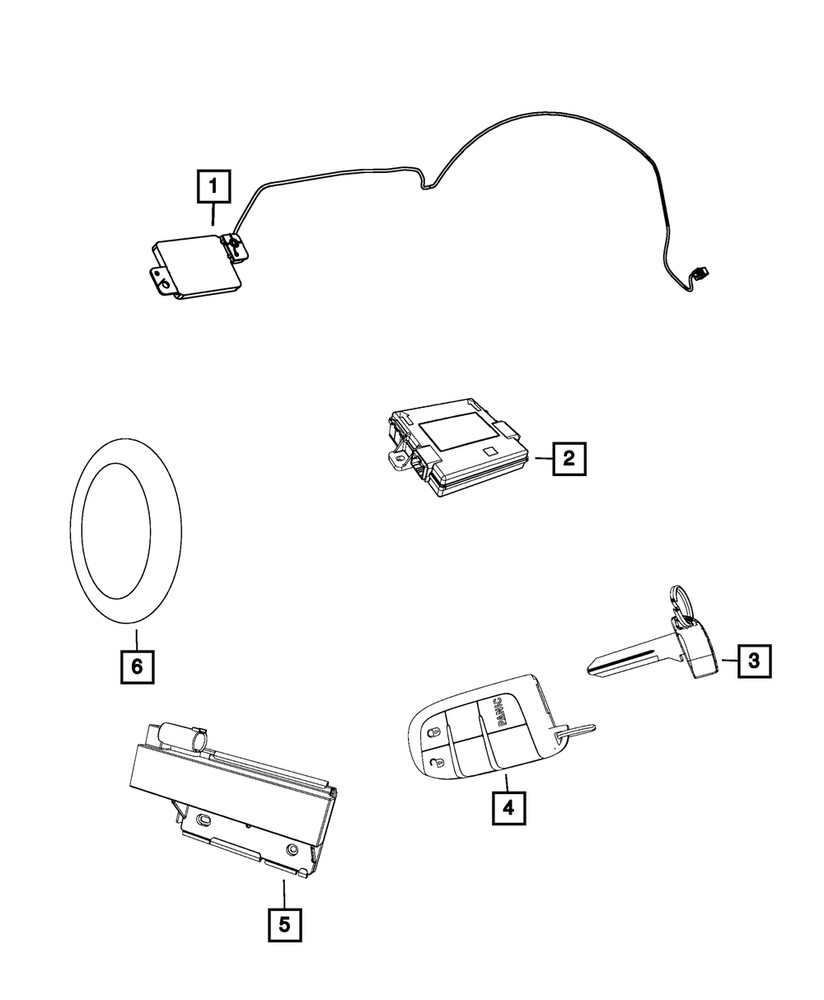 Genuine Mopar Hub Receiver 68217461AF