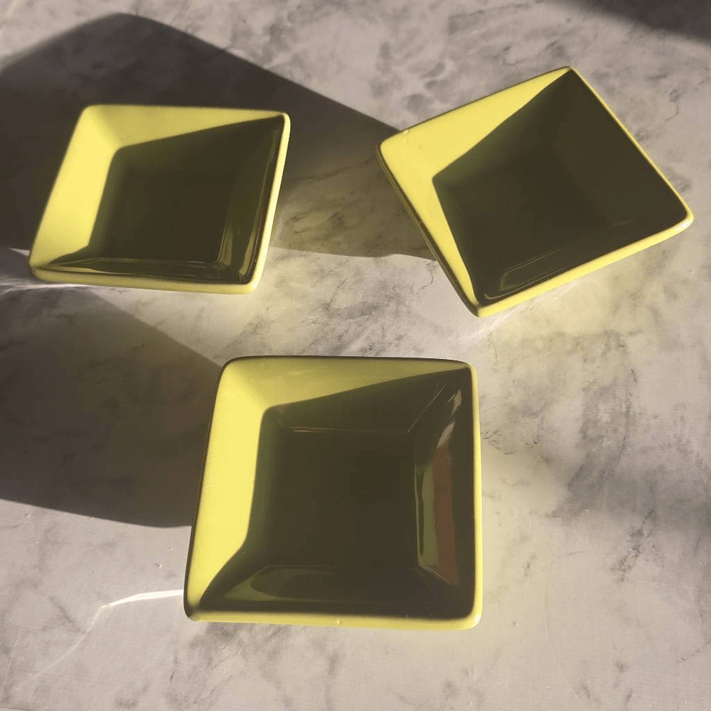 Lime Green Condiment Dishes