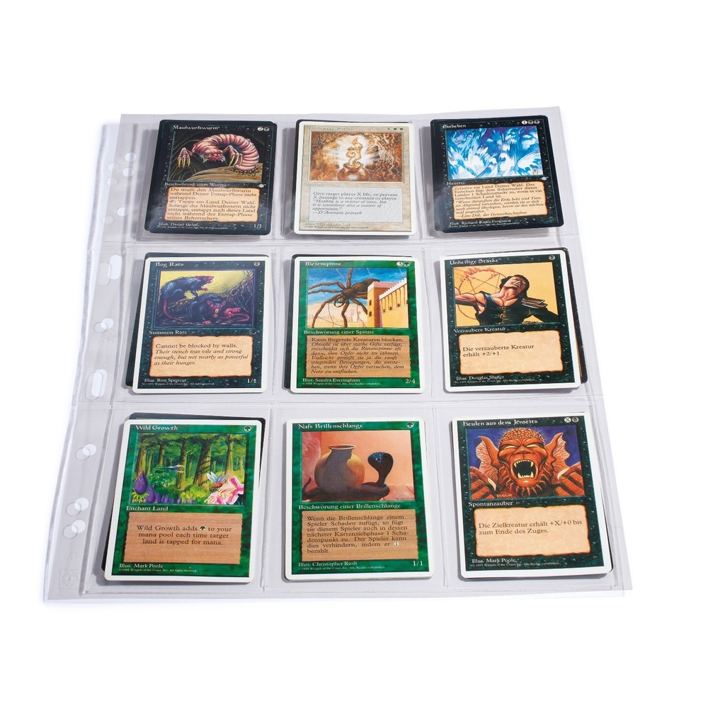 LIGHTHOUSE GRANDE Sleeves 3/3C - 9 Pockets Clear 1x5 Pack NEW & Original Packaging (323456)